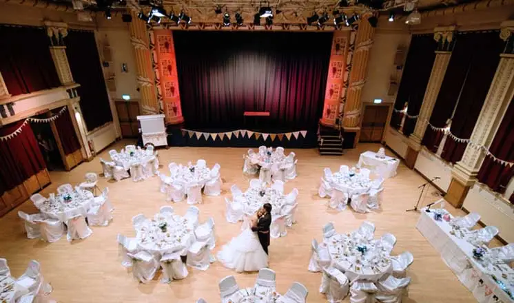 Winding Wheel Wedding Couple